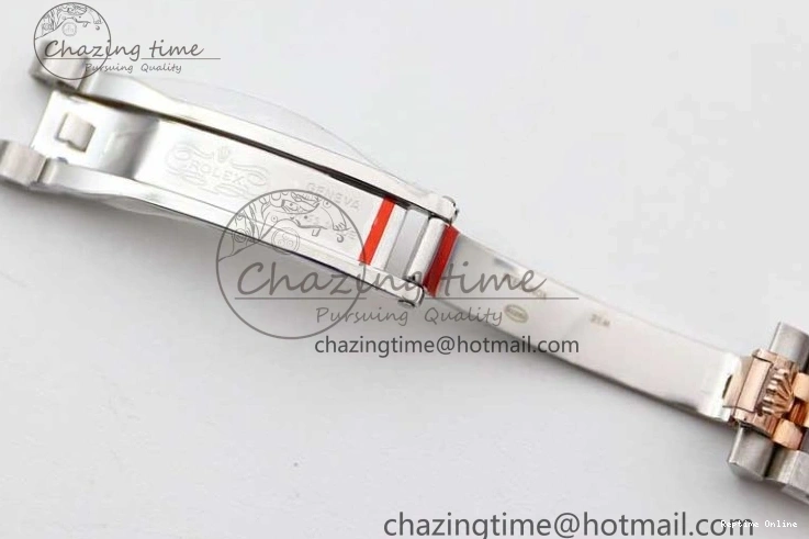 0121 Trendy Lady DateJust 28 SS RG TWF Diamonds Bezel 1:1 Best Edition White Dial Roman Markers on Jubilee Bracelet NH 2129